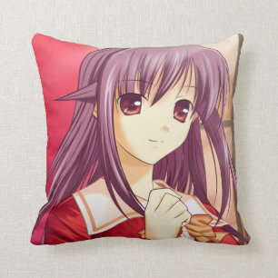 Snygg animeflicka Reversibel Kudde