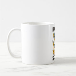 Snygg anka tillbaka till skolans design rolig teck kaffemugg