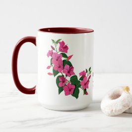 Snygg, anpassad Blommigt Magic Mugg