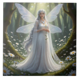 Snygg April Diamond Fairy Kakelplatta