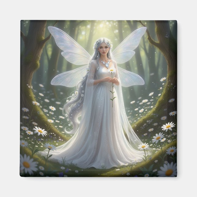 Snygg April Diamond Fairy Magnet (Framsidan)
