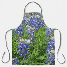 Snygg Apron med Texas Bluebonnets