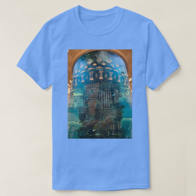 Snygg Aquarium T Shirt (Design framsida)
