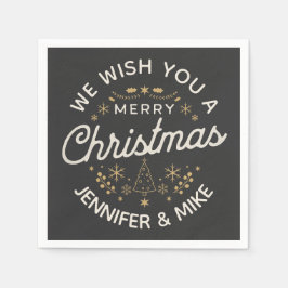 Snygg årgång - juldesign pappersservett