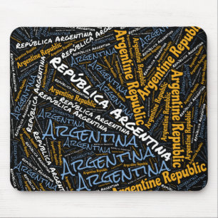 Snygg argentinsk Flagga-patriotisk mus P Musmatta