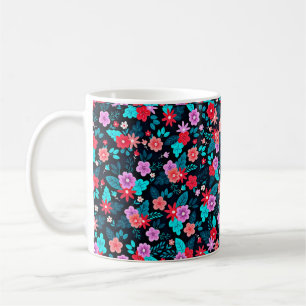 Snygg Arrangemang Ditsy-Blommönster-56576 Kaffemugg