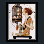 Snygg Art Deco-utskrift Poster<br><div class="desc">Snygg Art Deco-utskrift</div>