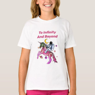 Snygg astronaut Ride Space Unicorn Horse T Shirt