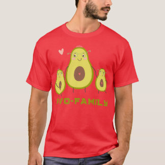 Snygg Avocado-familj T Shirt
