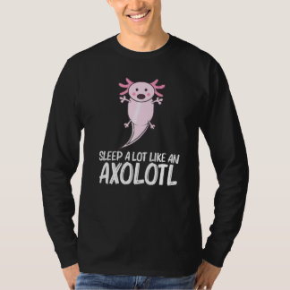 Snygg Axolotl För Män Kvinnor Amfibie Mexikansk Gå T Shirt
