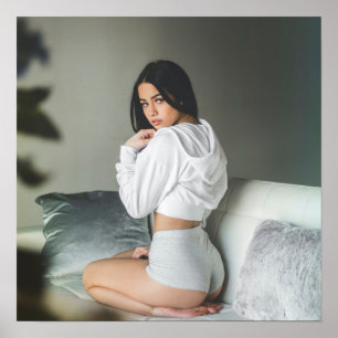 Snygg Babe i Tight Kort Photo Poster