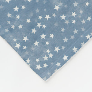Snygg Baby blue nattstjärna Blanket Fleecefilt
