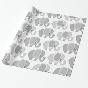 Snygg Baby Elephants Presentpapper