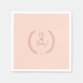 Snygg babystövel pappersservett