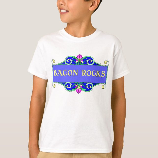 Snygg Bacon! Bacon Sten! T-shirt (Framsida)