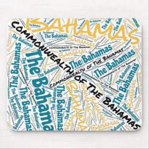 Snygg Bahamas Flagga Patriotic Mouse Pad Musmatta