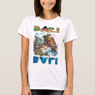 Snygg Bali Women White T Shirt