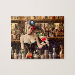 Snygg bartender pussel