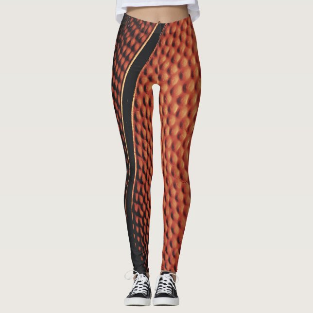 Snygg basketboll leggings (Framsida)
