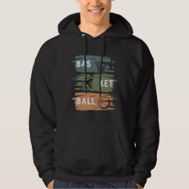 Snygg basketdesign med 3 färger hoodie