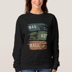 Snygg basketdesign med 3 färger t shirt