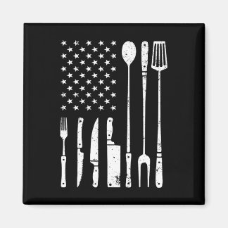 Snygg Bbq Grilldesign För Män Kvinnor Byrbecue Mig Magnet