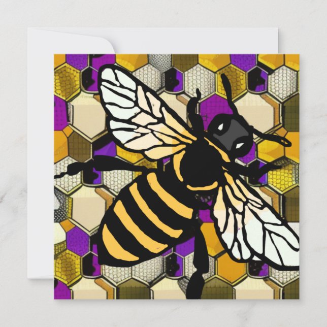 Snygg Bee Julkort (Framsida)