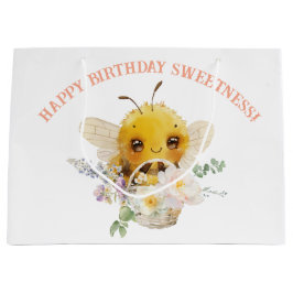 Snygg Bee Large Gift Bag