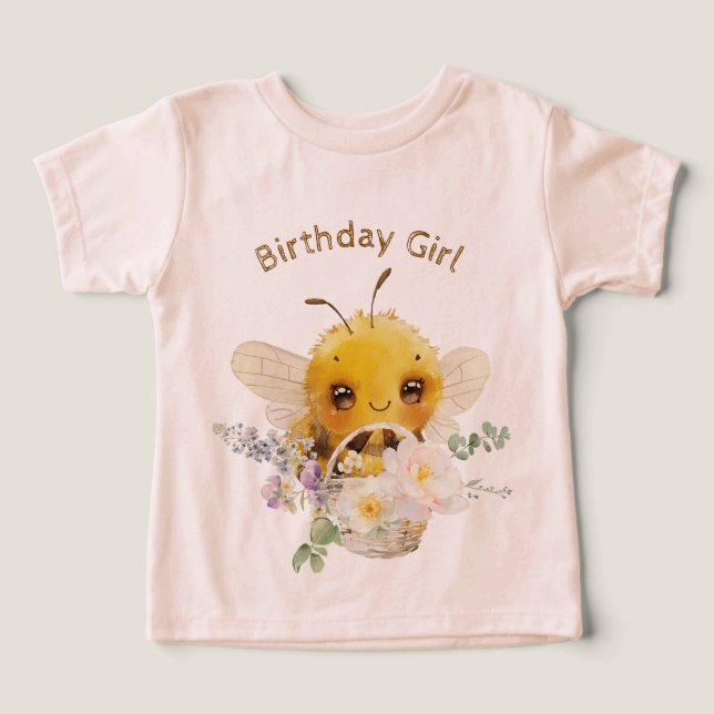 Snygg Bee T Shirt (Design Framsida)
