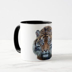 Snygg Bengal Tiger Ansikte Photo Mugg