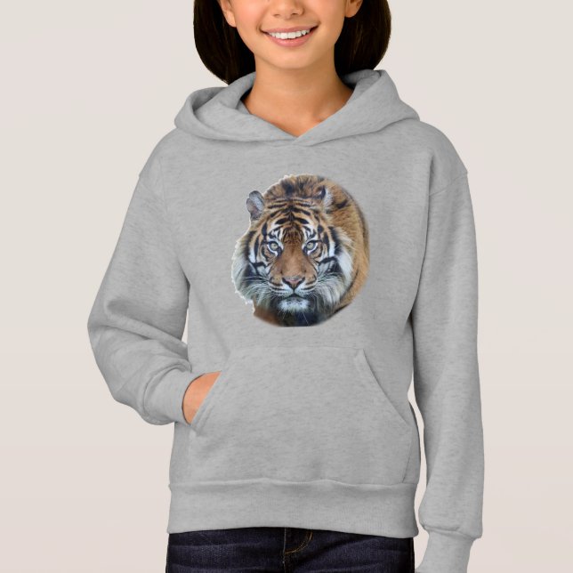 Snygg Bengal Tiger Ansikte Photo T Shirt (Framsida)