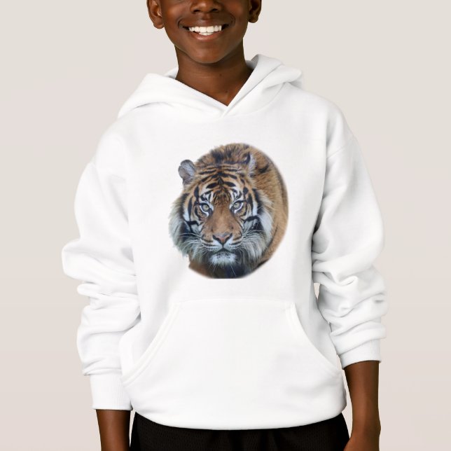 Snygg Bengal Tiger Ansikte Photo T Shirt (Framsida)