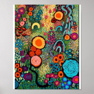 Snygg biet av dyr konst 8 x 10 poster