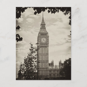 Snygg Big Ben, London Clock Torn Vykort
