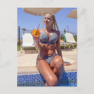 Snygg Bikini-modell - vykort