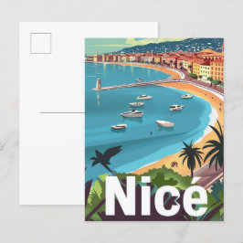 Snygg bild av Frankrike Vintage Retro Travel Vykort