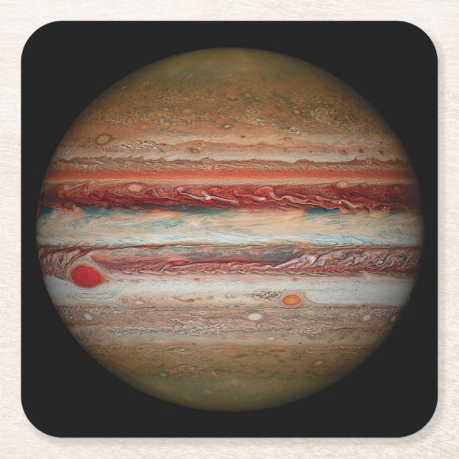Snygg bild av Jupiter Underlägg Papper Kvadrat (Framsidan)