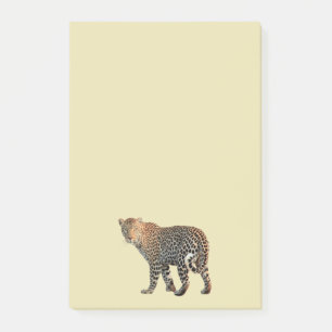 Snygg bild av Leopard Post-it Block