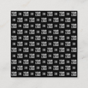 Snygg bild, design eller företagslogotypmönster  fyrkantigt visitkort