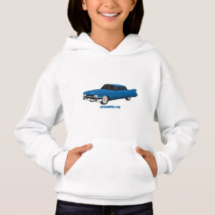 Snygg blå 1959 års klassiska bil  t shirt
