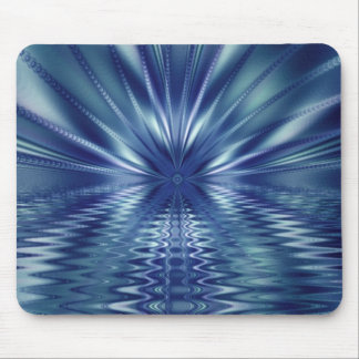 Snygg blå Bra Fractal Art Musmatta