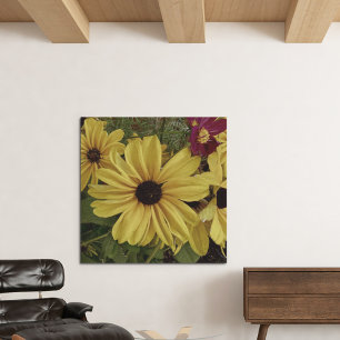 Snygg Black Eyed Susan Flower Canvastryck