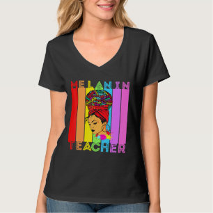 Snygg Black Girl Magic Melanin Poppin School T Shirt