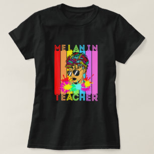 Snygg Black Girl Magic Melanin Poppin School T Shirt