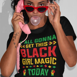 Snygg Black Girl Magic T Shirt