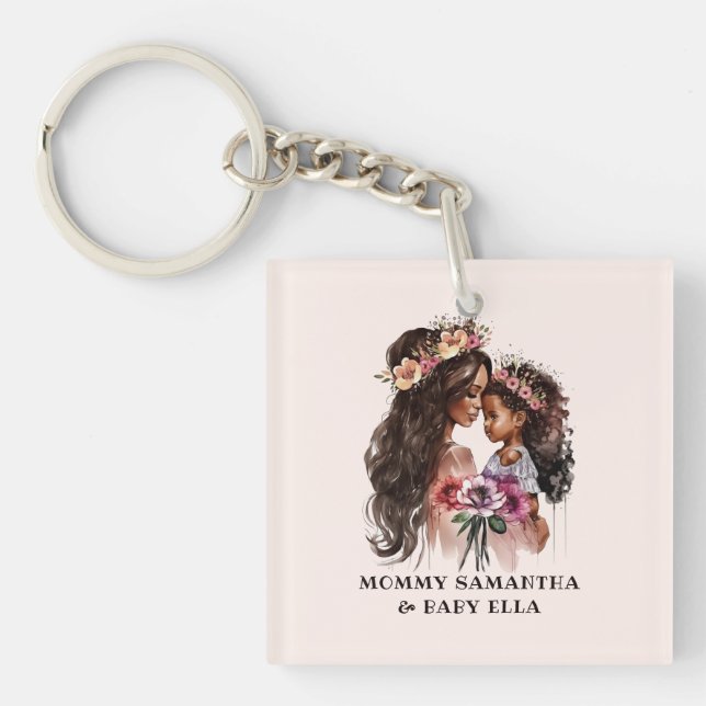 Snygg Black Mamma och Dotter (Framsidan)
