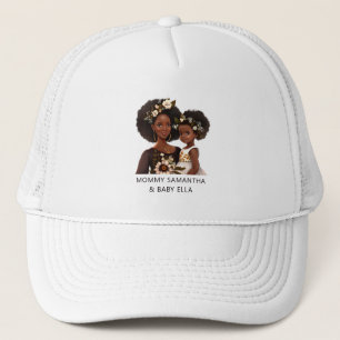 Snygg Black Mamma och Dotter (11) Keps