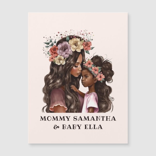 Snygg Black Mamma och Dotter (2) (Framsida)