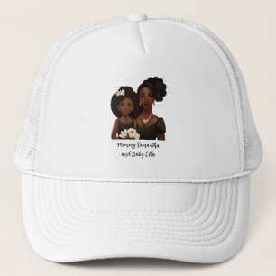 Snygg Black Mamma och Dotter (23) Keps