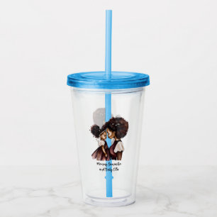 Snygg Black Mamma och Dotter (24) Take Away Mugg